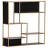 WANDREGAL - Goldfarben/Schwarz, Trend, Holz/Metall (100/100/25cm) - Carryhome WANDREGAL - Goldfarben/Schwarz, Trend, Holz/Metall (100/100/25cm) - Carryhome