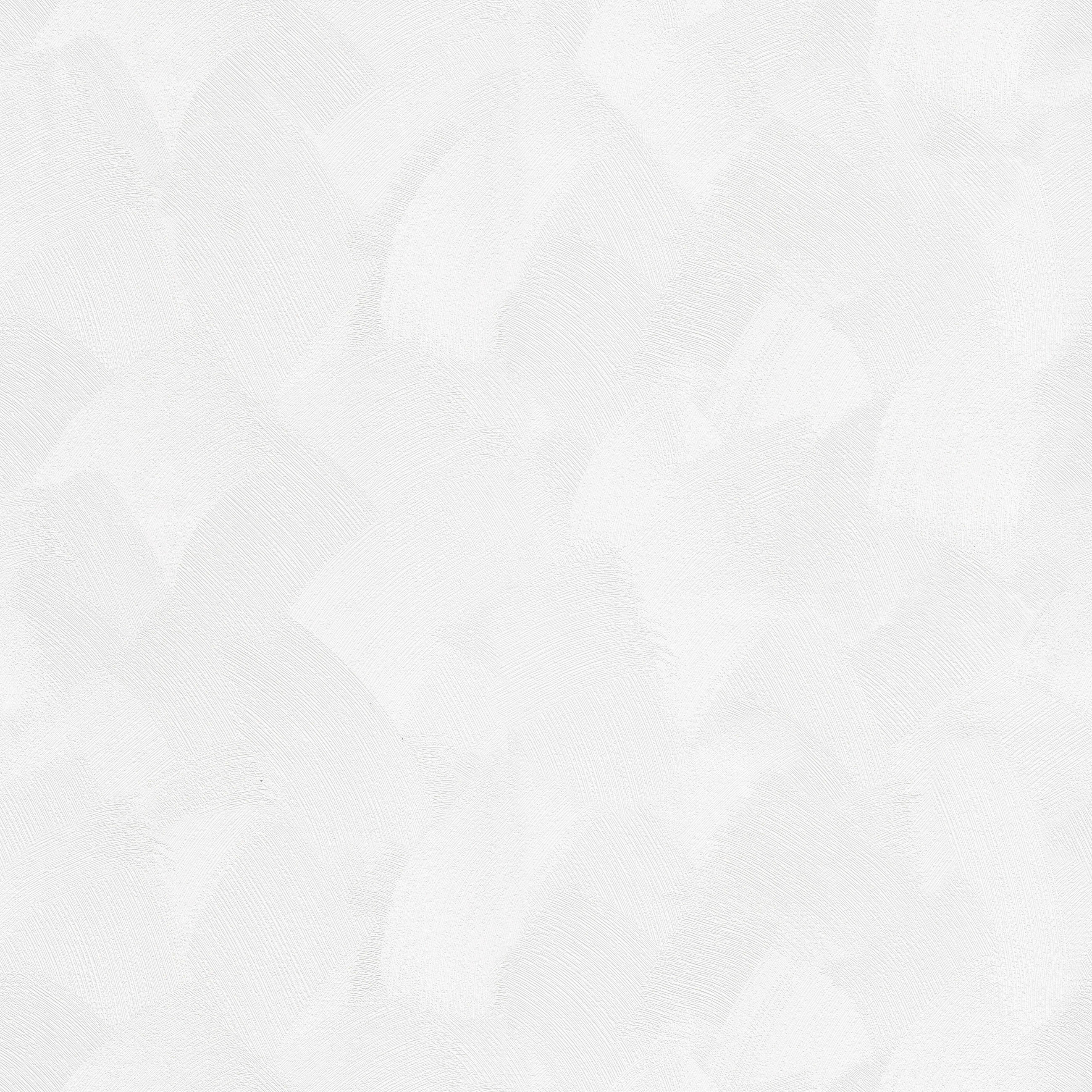 Xora Vliestapete Weiß 52x1000 cm