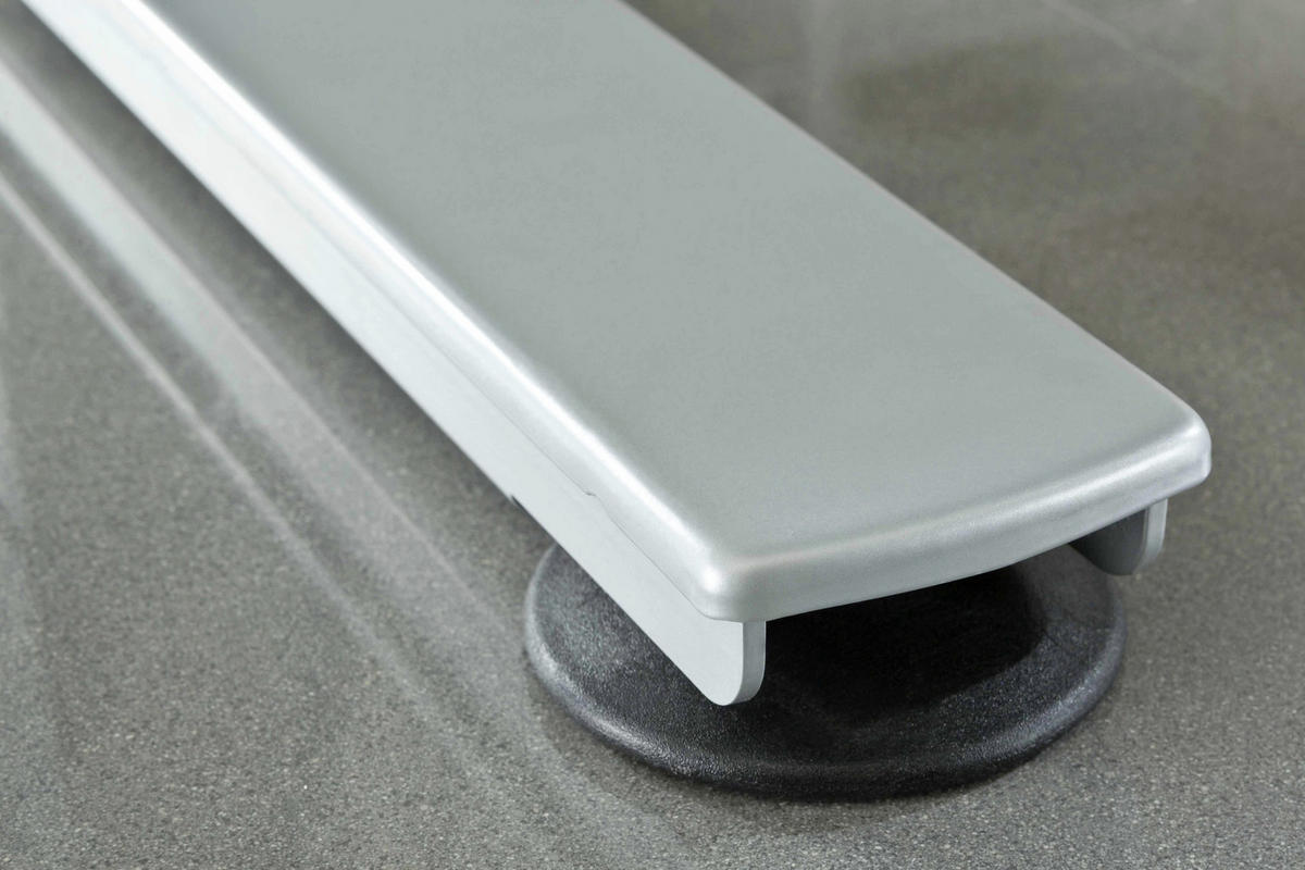 SCHREIBTISCH 180/80/72-119 cm  in Weiß  - Silberfarben/Weiß, KONVENTIONELL, Holzwerkstoff/Metall (180/80/72-119cm) - Venda
