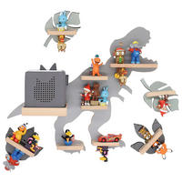 KINDERREGAL  - Grau, Modern, Holzwerkstoff (52/44/19cm) - MID.YOU