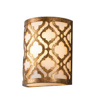 VÄGGLAMPA Arabella 20.3/25.4 cm   - guldfärgad, Lifestyle, metall (20.3/25.4cm) - Elstead Lighting