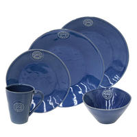 KOMBISERVICE Blau NOVA 5-teilig 1 Personen  - Blau, Basics, Keramik - Costa Nova