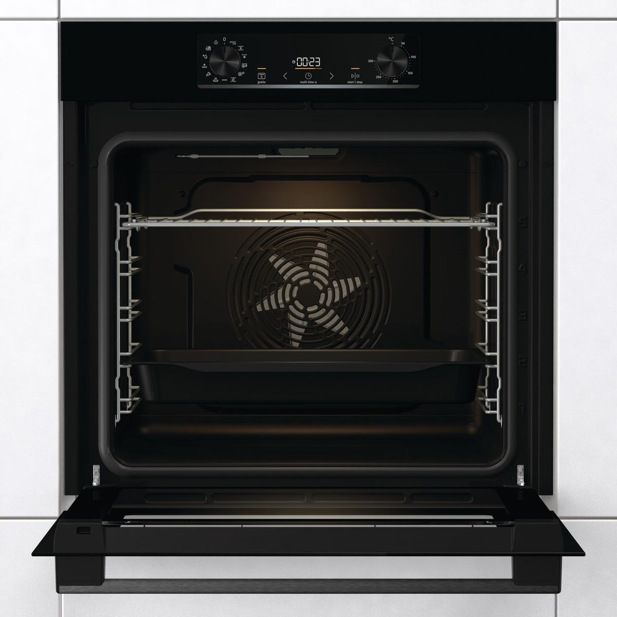 EINBAUBACKOFEN BOS6737E02B  - Schwarz, Trend (59,5/59,5/56,4cm) - Gorenje