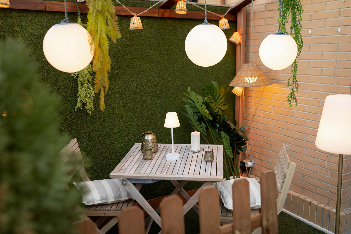 LED-AUßENLEUCHTE Lola   - Weiß Hochglanz/Weiß, KONVENTIONELL, Kunststoff/Metall (11/32/11cm) - Newgarden