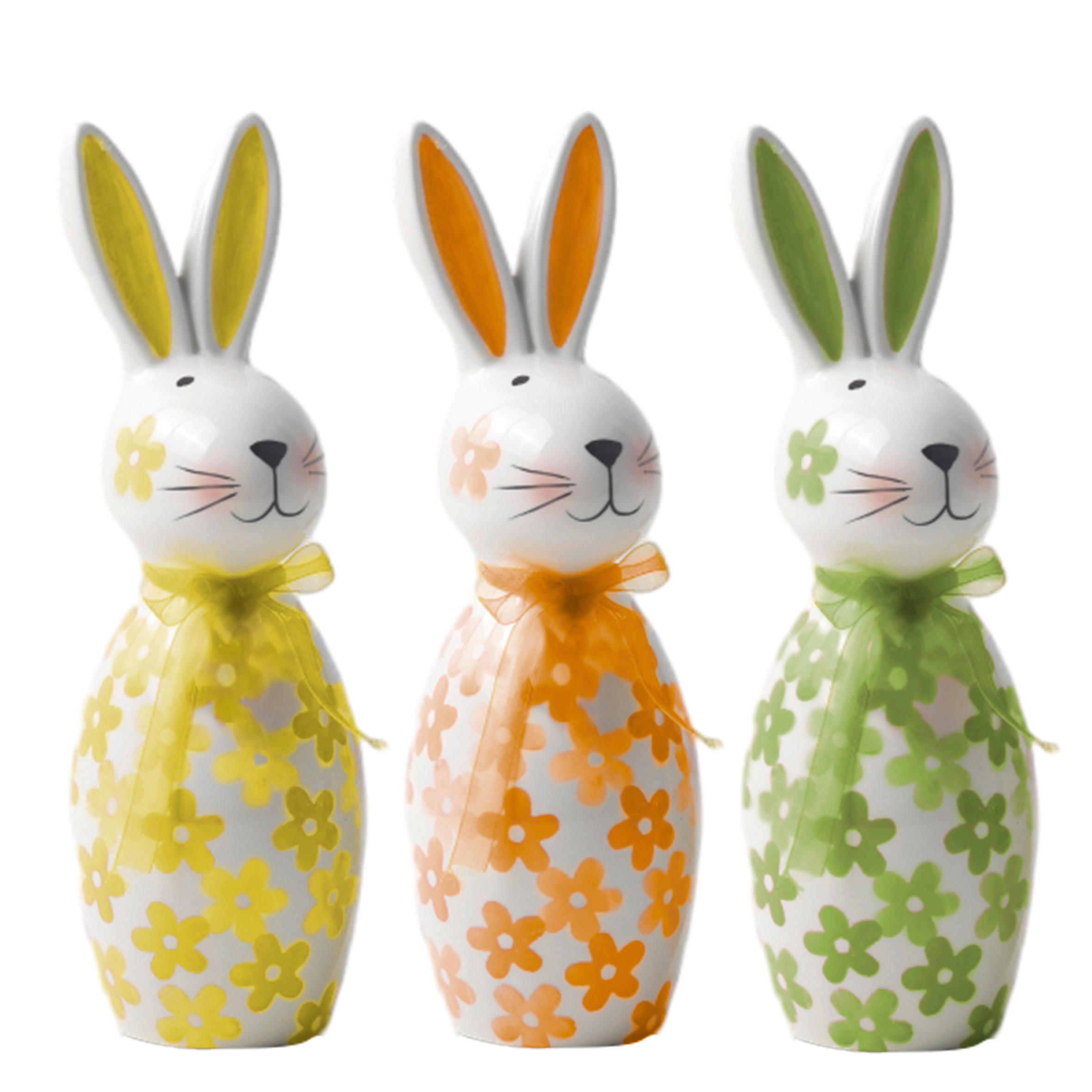 DEKOHASE - Gelb/Orange, LIFESTYLE, Keramik (9/26,7/8,7cm)