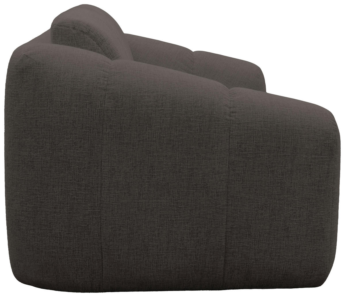 SCHLAFSOFA Chenille Dunkelbraun  - Beige/Dunkelbraun, MODERN, Kunststoff/Textil (192/85/110cm) - Livetastic