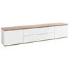 LOWBOARD  in 240/51/40,5 cm  - Weiß Hochglanz/Eiche Artisan, MODERN, Holz/Holzwerkstoff (240/51/40,5cm) - Carryhome