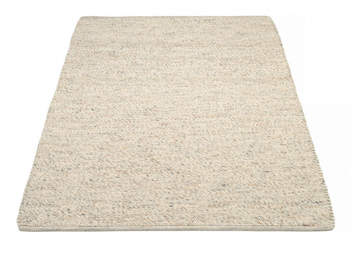 HANDWEBTEPPICH 70/140 cm Helsinki Beige  - Beige, Basics, Textil (70/140cm) - Linea Natura