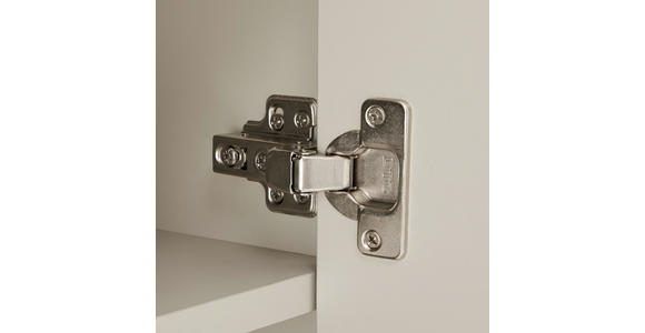 VITRINE  in Seidengrau  - Seidengrau, Design, Glas/Holzwerkstoff (80/186/35cm) - Xora