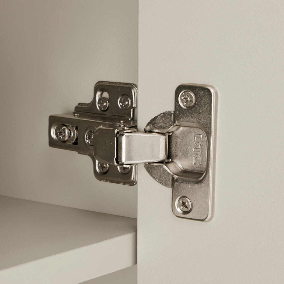 VITRINE  in Seidengrau  - Seidengrau, Design, Glas/Holzwerkstoff (80/186/35cm) - Xora