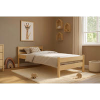 KINDER-/JUNIORBETT - Kieferfarben, MODERN, Holz (90/180cm) - MID.YOU