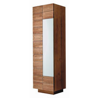 GARDEROBENSCHRANK  in 64/202/42,5 cm  - Eichefarben, Design, Glas/Holz (64/202/42,5cm) - Voglauer