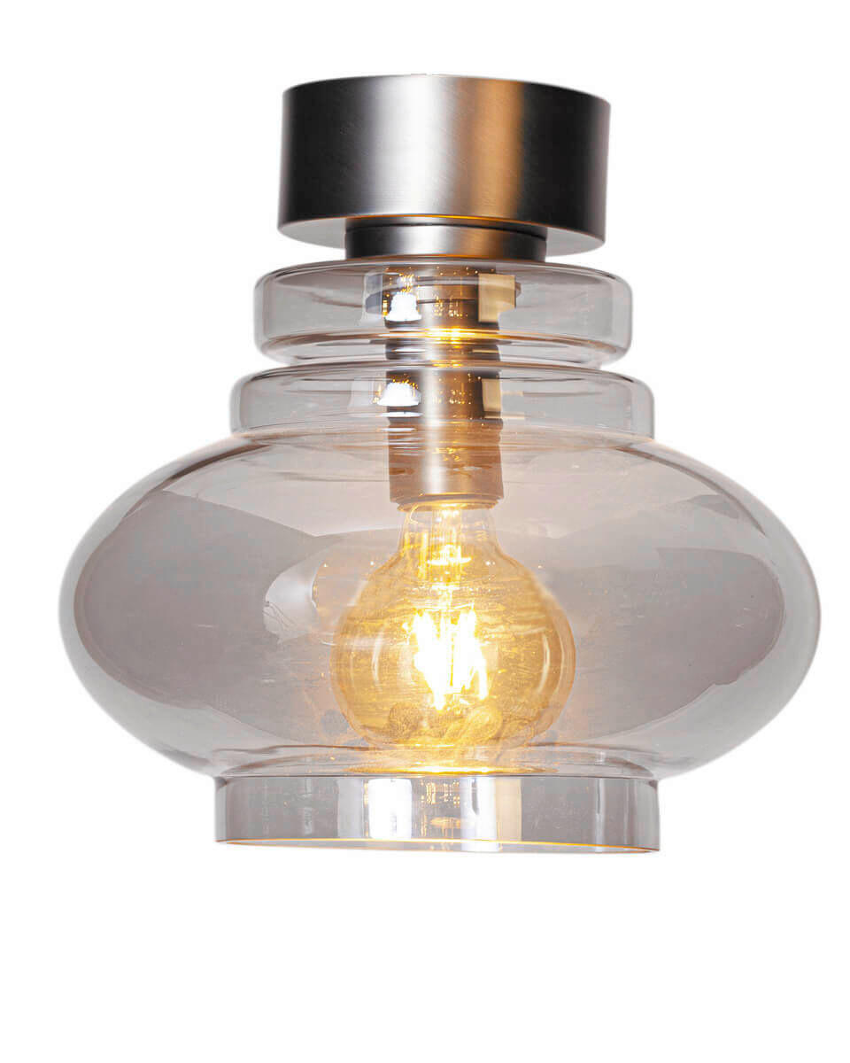 DECKENLEUCHTE Dolores 30 cm  - Grau, KONVENTIONELL, Glas (30cm) - By Rydéns