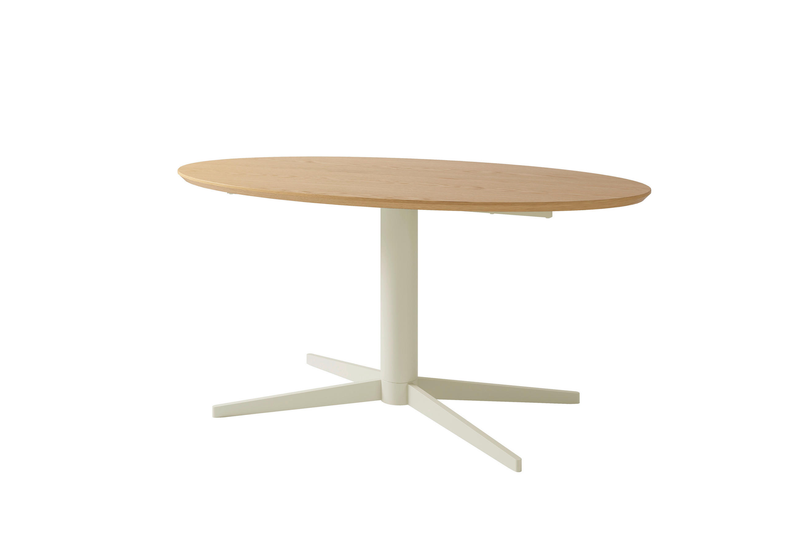 ESSTISCH 160/90/76 cm Echtholz  Metall, Holzwerkstoff in verschiedenen Größen erhältlich oval Eichefarben  - Eichefarben/Schwarz, MODERN, Holzwerkstoff/Metall (160/90/76cm) - Schöner Wohnen