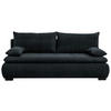 SCHLAFSOFA in Webstoff, Plüsch Schwarz  - Schwarz, Konventionell, Textil (203/72-96/98cm) - Novel
