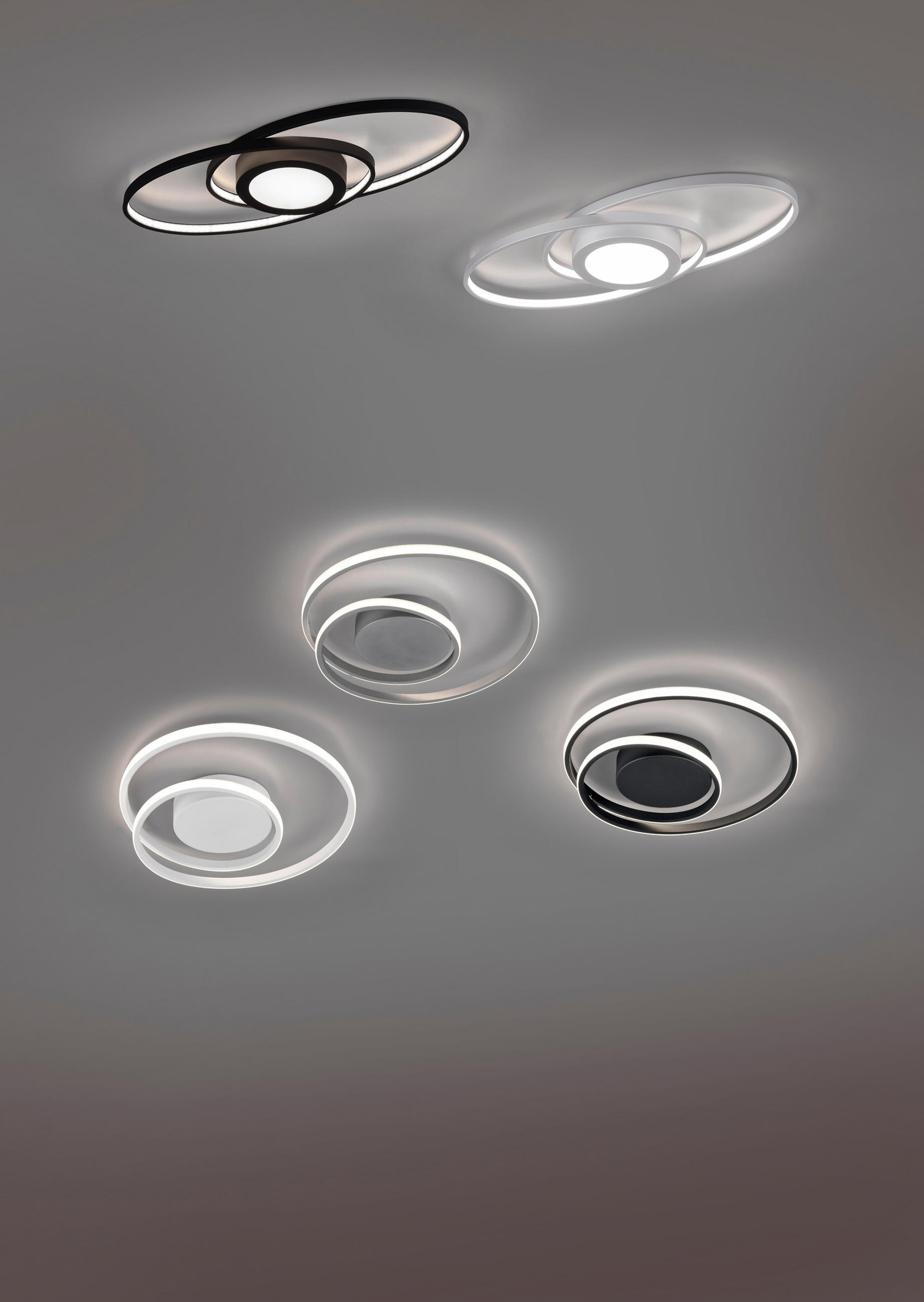 LED-DECKENLEUCHTE  39/7 cm    - Weiss, Basics, Metall (39/7cm)