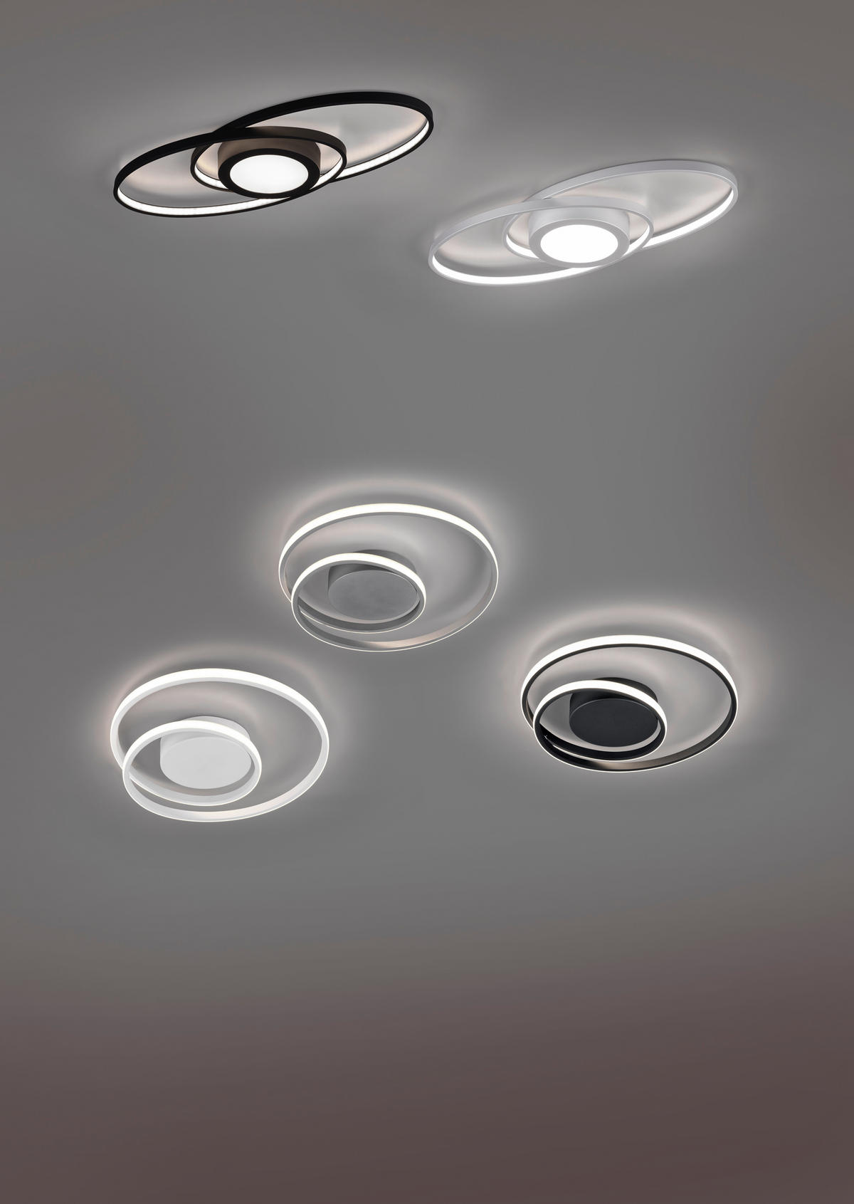LED-DECKENLEUCHTE  39/7 cm    - Weiss, Basics, Metall (39/7cm)