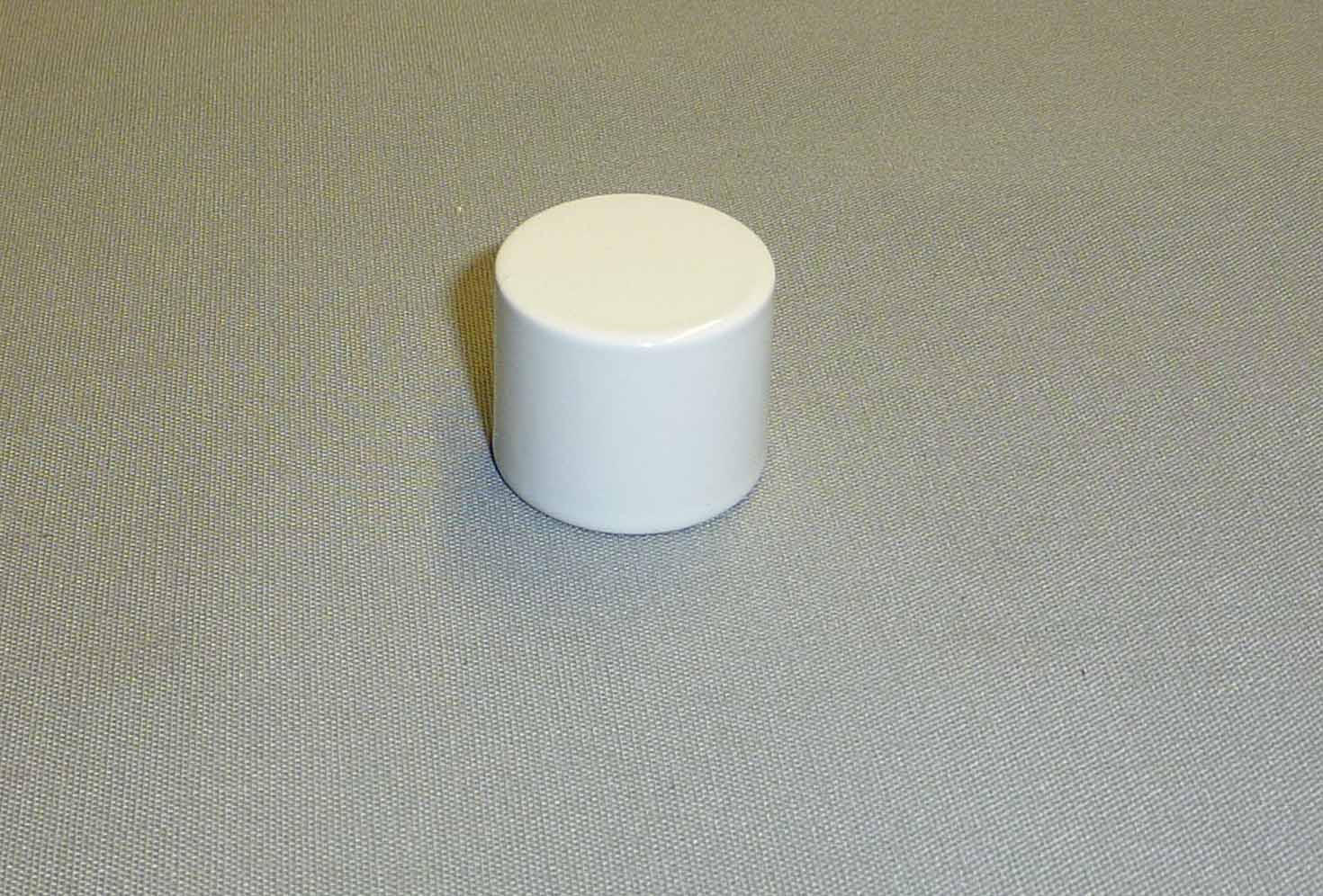 ENDSTÜCK  - Weiss, Basics, Metall (2cm) - Homeware