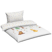 BABYBETTWÄSCHESET 100/135 cm  - Weiss/Multicolor, Basics, Textil (100/135cm) - Patinio