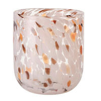 SVIETNIK  sklo - oranžová/ružová, Basics, sklo (15/15/17cm)