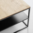 COUCHTISCH in Holz, Metall 100/60/41,5 cm  - Eichefarben/Schwarz, Design, Holz/Metall (100/60/41,5cm) - Johann Jakob
