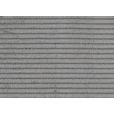 ECKSOFA in Feincord Grau  311/219 cm  - Schwarz/Grau, KONVENTIONELL, Textil/Metall (311/219cm) - Hom`in
