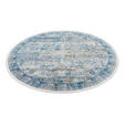 WEBTEPPICH 240 cm Toulon Blau, Grau rund  - Blau/Grau, Design, Textil (240cm) - Dieter Knoll