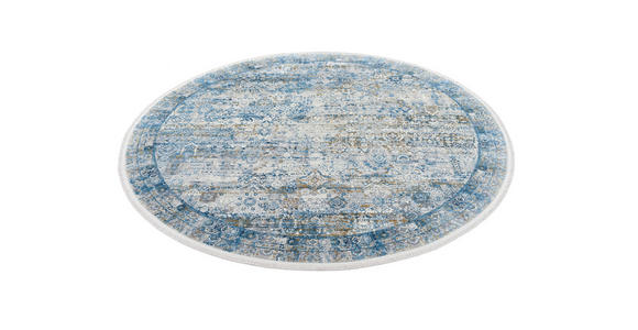 WEBTEPPICH 240 cm Toulon Blau, Grau rund  - Blau/Grau, Design, Textil (240cm) - Dieter Knoll