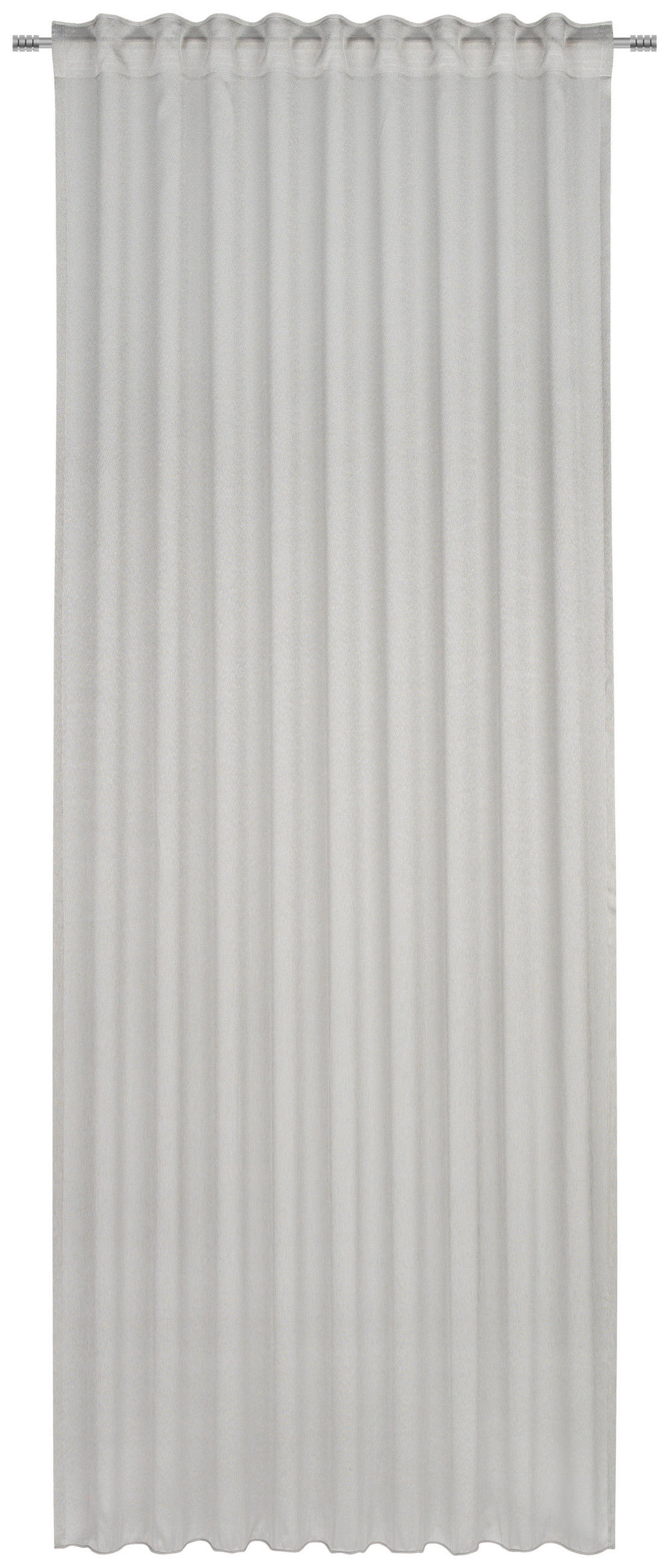 FERTIGVORHANG halbtransparent  - Silberfarben, Konventionell, Textil (140/260cm) - Dieter Knoll