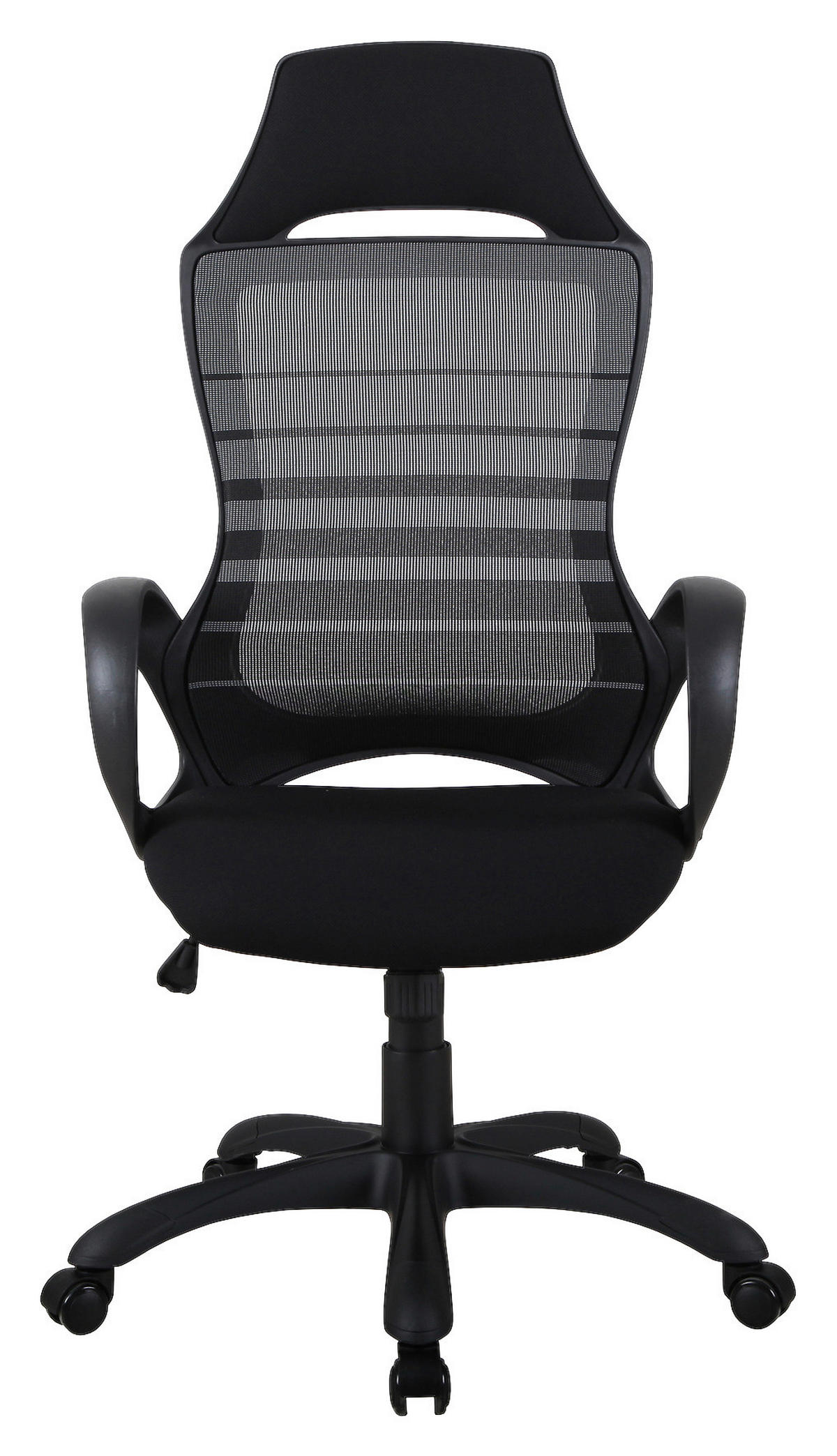 STOLICA OKRETNA  siva, crna  drvo, metal, plastika, tekstil  - siva/crna, Design, drvo/metal (63/131/64cm) - Xora