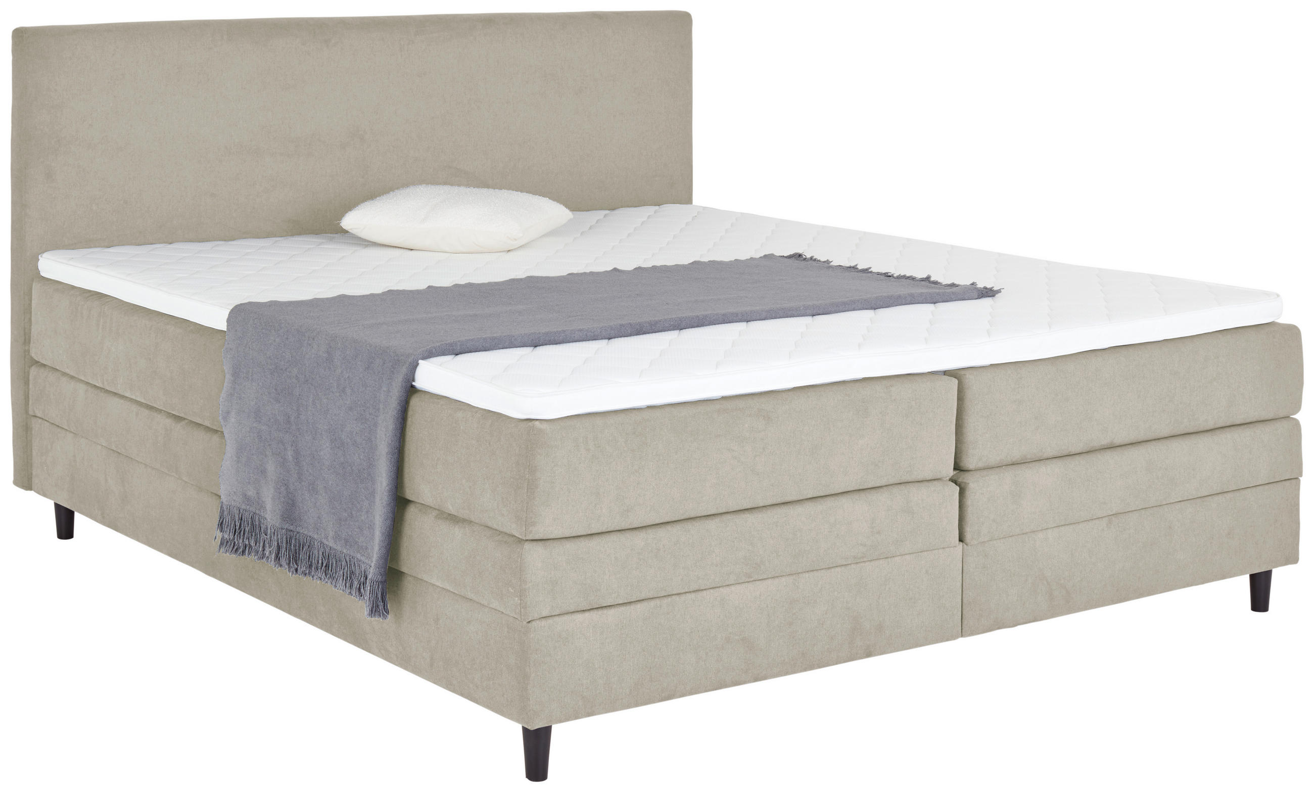 Boxspringbett Mit Topper & Bettkasten 160x200 Kleopatra