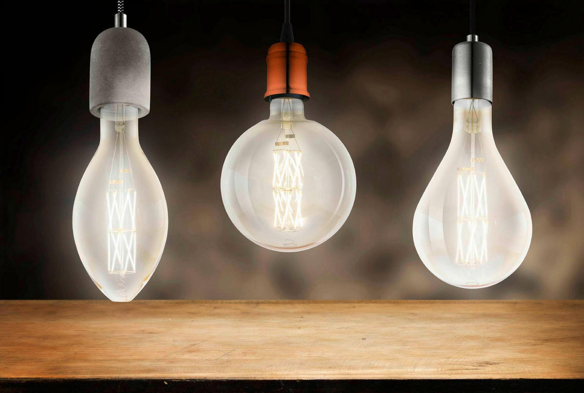 HÄNGELEUCHTE Yorth 11/200 cm   - Grau, Basics, Metall (11/200cm) - Eglo