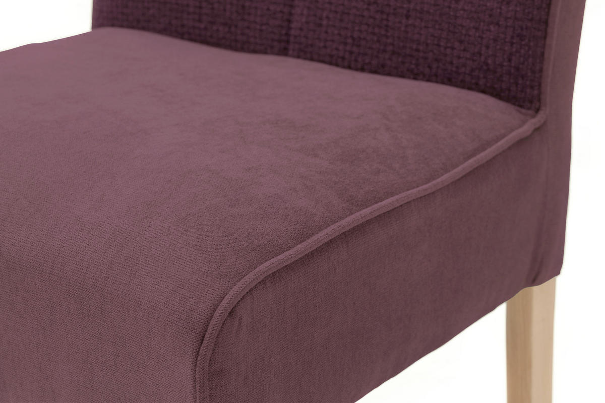 ŽIDLE, barvy dubu, bordeaux - bordeaux/barvy dubu, Natur, dřevo/textil (50/97/69cm) - MID.YOU