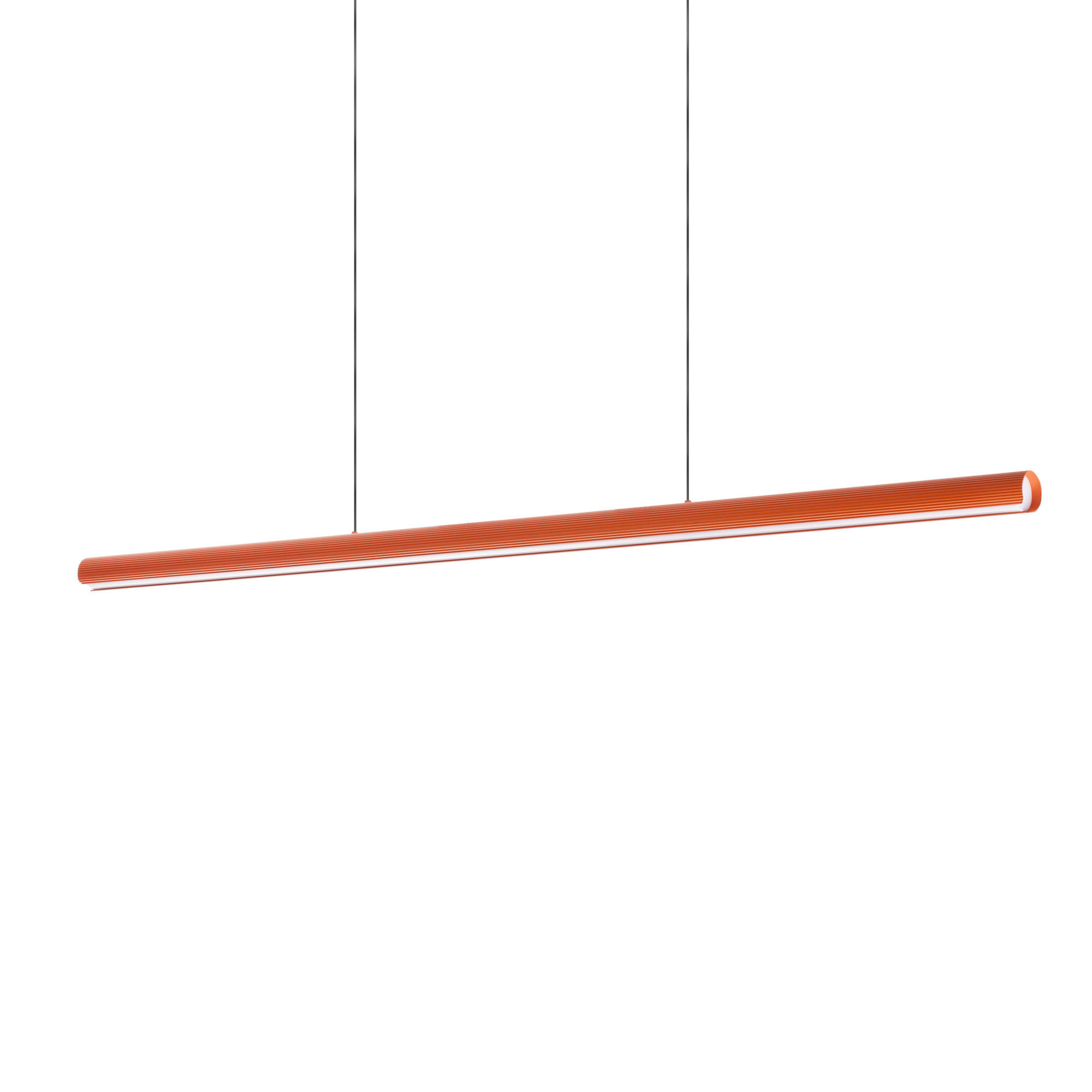 HÄNGELEUCHTE 140/39 - 218,5/4,5 cm  - Orange, Design, Metall (140/39 - 218,5/4,5cm) - Ideal Lux