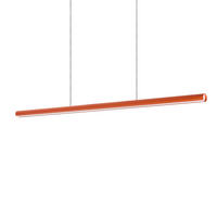 HÄNGELEUCHTE 140/39 - 218,5/4,5 cm  - Orange, Design, Metall (140/39 - 218,5/4,5cm) - Ideal Lux