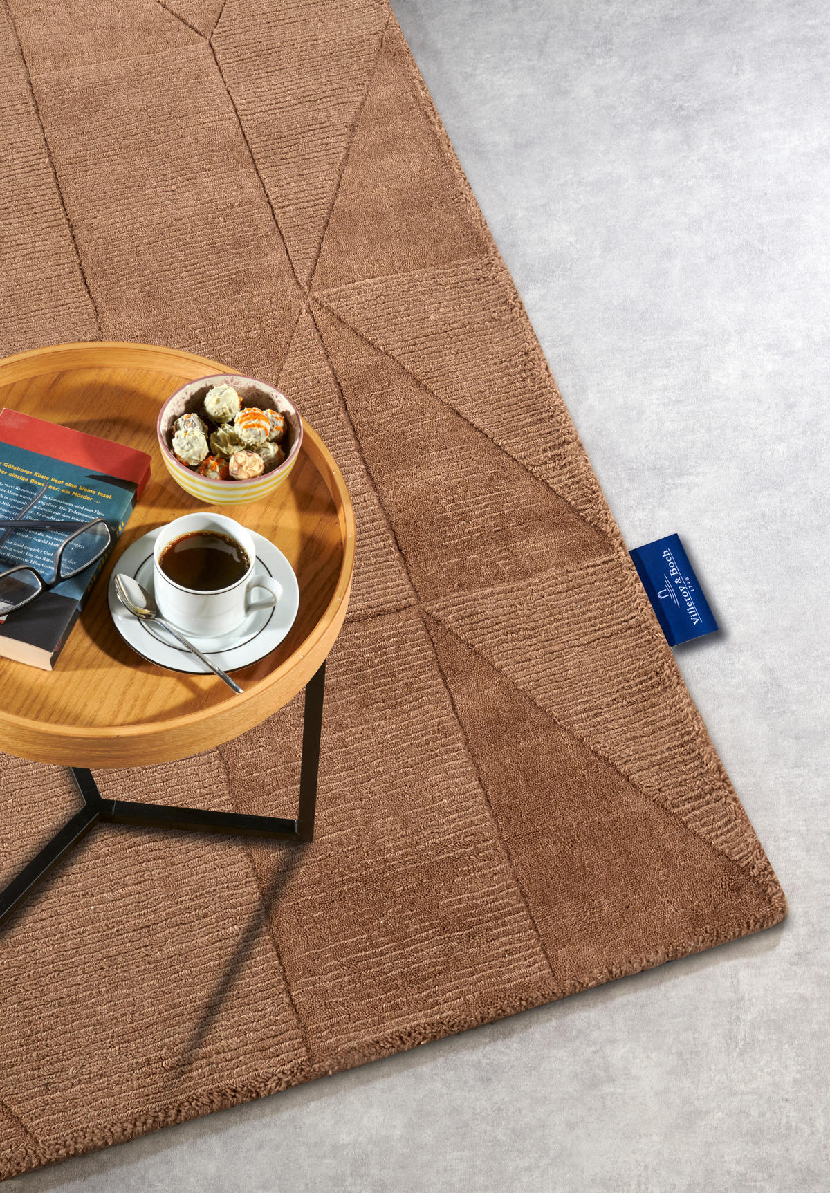 HANDWEBTEPPICH 160/230 cm Kollektion 1906 Kupferfarben  - Kupferfarben, Basics, Textil (160/230cm) - Villeroy & Boch