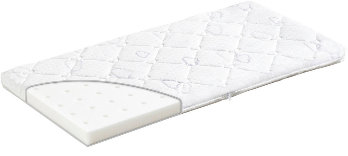 MADRAC ZA KOLIJEVKU    40/90 cm   Sleep Fresh  - bijela, Basics, tekstil (40/90cm) - Träumeland