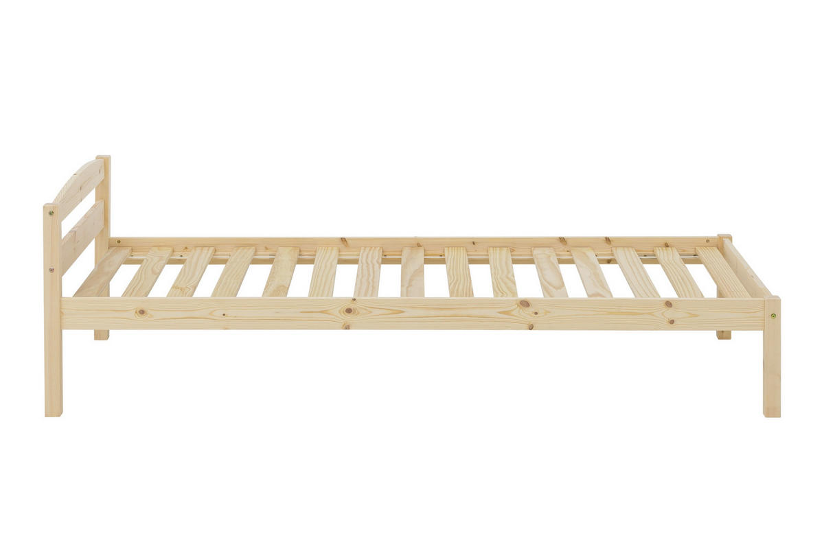 BETT 90/200 cm  in Naturfarben  - Naturfarben, Natur, Holz (90/200cm) - Livetastic