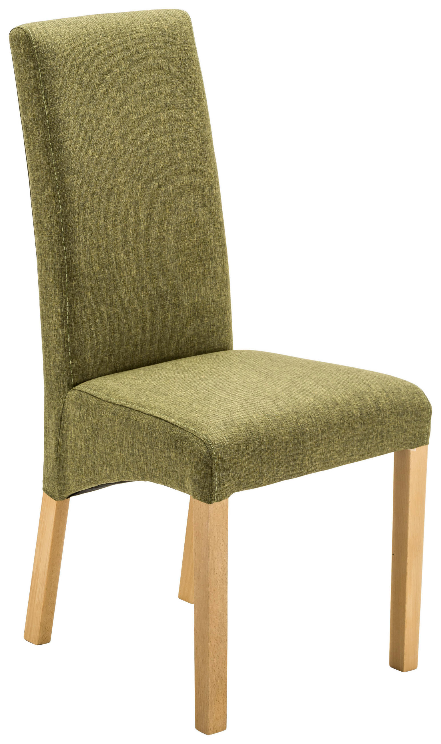 STUHL  in Webstoff Textil  - Buchefarben/Hellgrün, KONVENTIONELL, Holz/Textil (47/102/57cm) - Carryhome