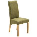STUHL  in Webstoff Textil  - Buchefarben/Hellgrün, KONVENTIONELL, Holz/Textil (47/102/57cm) - Carryhome