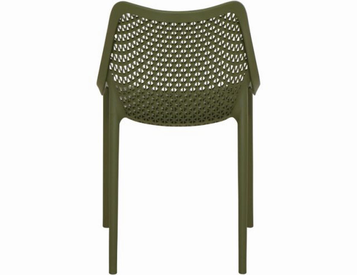 GARTENSTUHL-SET Olivgrün  - Olivgrün, Basics, Kunststoff (60/81/50cm) - Siena Garden