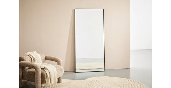 WANDSPIEGEL 90/170/2,5 cm    in rechteckig  - Schwarz, Trend, Glas/Holzwerkstoff (90/170/2,5cm) - Landscape