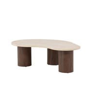 COUCHTISCH Pappel 130/78/40 cm rechteckig Beige, Mokka  - Beige/Mokka, MODERN, Holz (130/78/40cm) - Livetastic
