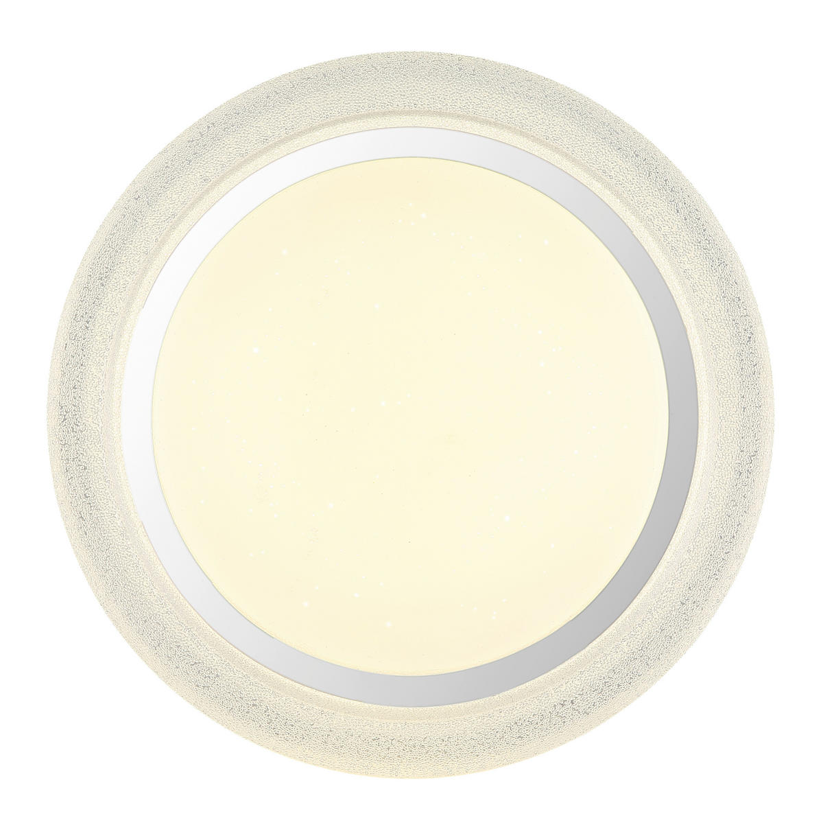 LED-DECKENLEUCHTE  38/7 cm    - Klar/Chromfarben, Konventionell, Kunststoff/Metall (38/7cm) - Globo