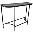 KONSOLENTISCH Schwarz  - Schwarz, Design, Glas/Metall (110/35/80cm) - Xora