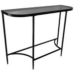 KONSOLENTISCH Schwarz  - Schwarz, Design, Glas/Metall (110/35/80cm) - Xora