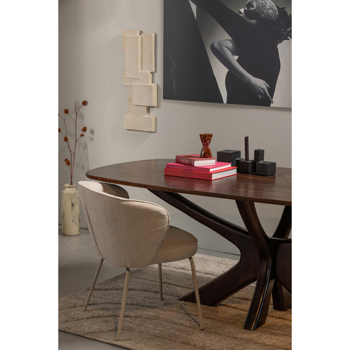 ARMLEHNSTUHL-SET  stapelbar, Bezug abnehmbar Webstoff  - Hellgrau, Design, Textil/Metall (60/77/59cm) - Livetastic