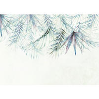 NON WOVEN-TAPET 350/250 cm  - grön/gul, Basics (350/250cm) - Komar