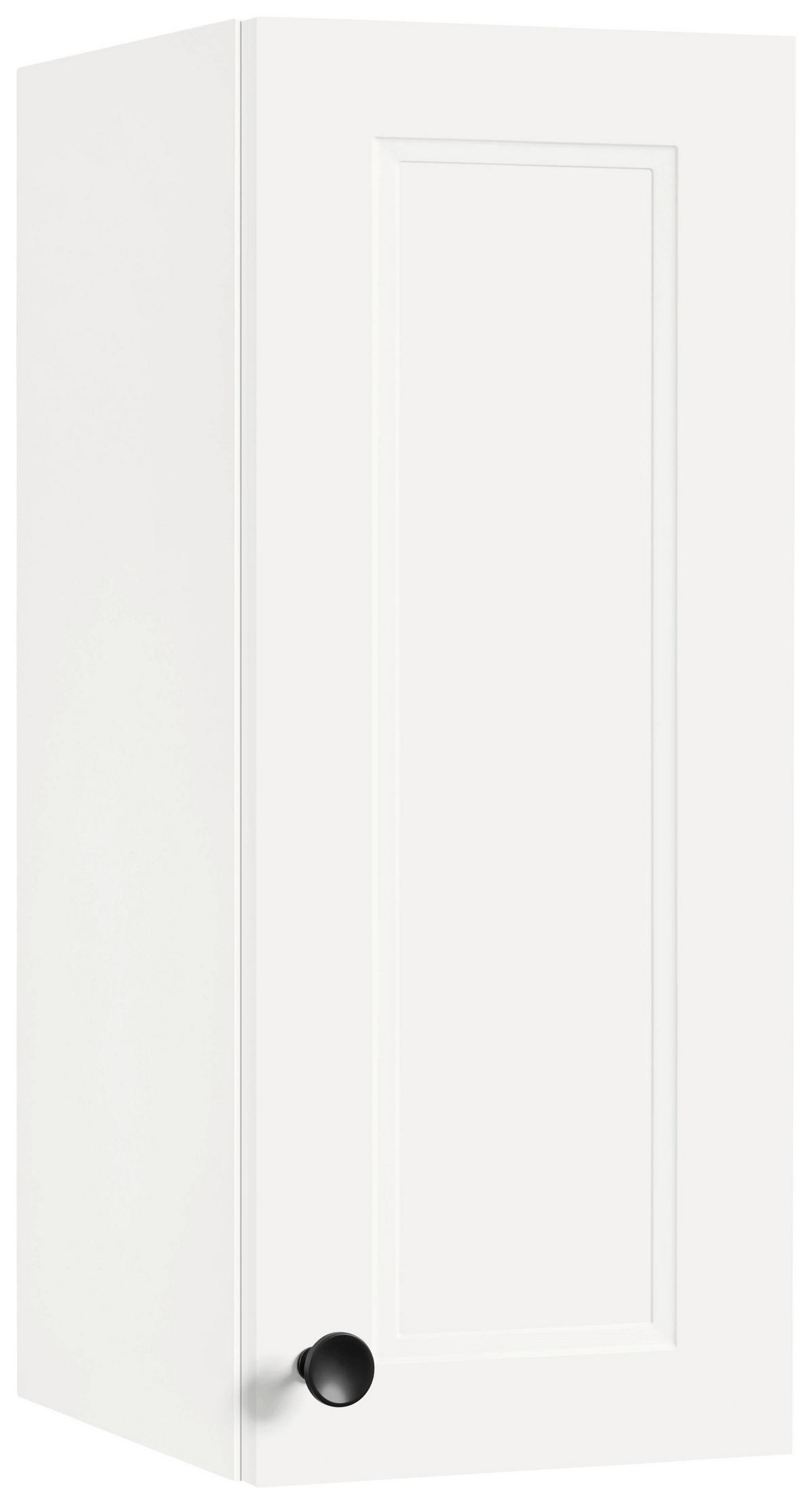 KÜCHENOBERSCHRANK 30/72/35 cm  in Weiß  - Schwarz/Weiß, MODERN, Holzwerkstoff/Metall (30/72/35cm) - Nobilia