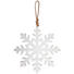 DEKOHÄNGER - Weiß, KONVENTIONELL, Holzwerkstoff (26cm) DEKOHÄNGER - Weiß, KONVENTIONELL, Holzwerkstoff (26cm)